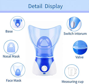 MODVICA Facial Steamer Deep Clean and Hydrate The Skin Water replenishing Sprayer Face humidifier Professional Facial Treatment for Face Personal Sauna Spa