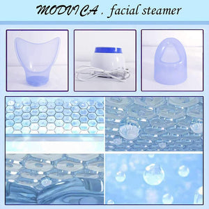 MODVICA Facial Steamer Deep Clean and Hydrate The Skin Water replenishing Sprayer Face humidifier Professional Facial Treatment for Face Personal Sauna Spa