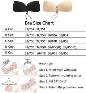 UOTJCNR Sticky Bra Invisible Lift up Bra Adhesive Bra Push up Bra Backless Strapless Bra for Women