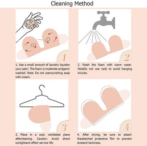 MITALOO Push Up Strapless Sticky Adhesive Invisible Backless Bras Plunge Reusable Magic Bra for Women